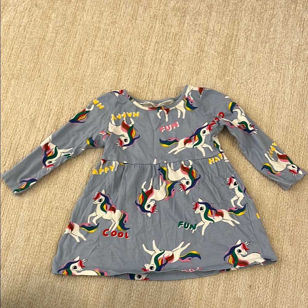 Cat & Jack Blue Long Sleeve Sundress